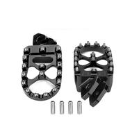 YUQUDGELKY Extensions De Repose-pieds Passager Repose-pieds Allongés Accessoires Dirt Bike Motocross Pour CRF230F CRF250X CRF150F CRF150R(Foot Peg Black)