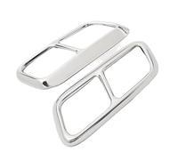 YUQUDGELKY Garniture De Silencieux D'échappement En Acier Inoxydable Pour Land Rover Pour Range Rover Sport 2018 2019 2020(Argent)
