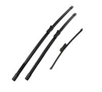 YUQUDGELKY Jeu D'essuie-Glaces Avant Et Arrière pour VW pour Golf 6 Hatchback 2009 2010 2011 2012 Balais De Pare-Brise 24"+19"+11"(Conduite à Gauche)