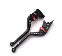 YUQUDGELKY Leviers De Frein Et D'embrayage Longs/courts Pour Motos Pour Kawasaki Z1000 Z1000R Z1000SX Pour Ninja1000 Pour Tourer 2017-2020(Noir rouge,Long)