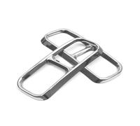 YUQUDGELKY Lot De 2 Cache-silencieux D'échappement Arrière En Acier Inoxydable Pour Q7 2016 2017 2018 2019(Argent)