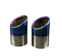 YUQUDGELKY Lot De 2 Cache-silencieux D'échappement En Acier Inoxydable Pour Pour KUGA 2013-2019 Accessoires De Décoration Automobile(Bleu)