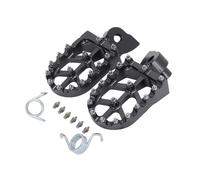 YUQUDGELKY Pédales De Moto CNC Repose-pieds Pattes De Pieds Pour Yamaha YZ65 YZ85 YZ125 YZ250 YZ 250F 125X 450F WR 250F 450F(NOIR)
