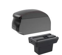 YUQUDGELKY Pour Baojun Pour Yep Boîtier D'accoudoir Auto Accessoires Auto Détails Intérieurs Boîte De Rangement Pièces De Rétrofit(A1 Black Red single)