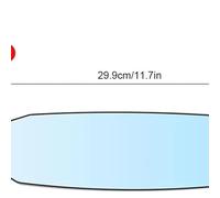 YUQUDGELKY Pour Bébé Convexe Grand Angle Panoramique Aide Au Stationnement Arrière Rétroviseur Intérieur Antireflet(Large-299mmX90mm)