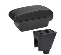 YUQUDGELKY Pour C&hevrolet Pour Spark III Pour Aveo Pour T200 Boîte De Rangement D'accoudoir Auto Accessoires(C3 Noir blanc SANS USB)