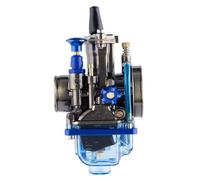 YUQUDGELKY Pour Carburateur À Rideau Plat Pour Moto Pour Carburateurs Pour Mikuni PWK 21 24 26 28 30 32 34mm Jet De Puissance Universel Pièces Modifiées Motocross(32mm)
