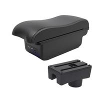 YUQUDGELKY Pour Chery A13 Pour Very Celer Pour Fulwin Boîte À Accoudoir Console Centrale Contenu Du Magasin Boîte De Rangement(B3 Noir blanc 3USB)
