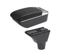 YUQUDGELKY Pour Citroën C3 C4 Boîte D'accoudoir Boîte De Rangement Intérieur Pièces Retrofit Dédiées(Ligne noire B PAS d'USB)