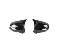 YUQUDGELKY Pour Civic 8ème Génération 2005 2006 2007-2011 Coque De Rétroviseur Extérieur ABS Autocollant Habillage Portière Capot Aileron Pare Chocs(Noir brillant)