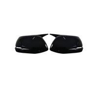 YUQUDGELKY Pour CR-V 2017-2020 Enjoliveur De Rétroviseur En Plastique Style Fibre Carbone/Noir Brillant Capot Protection Pour Extérieur(Noir brillant)