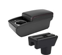 YUQUDGELKY Pour Dodge Pour Attitude Boîte D'accoudoir Central Boîte D'accoudoir Boîte De Rangement Accessoires Auto(B1 Red line 6 usb)