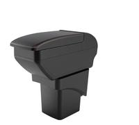 YUQUDGELKY Pour F&ord Pour Focus 2 Boîte D'accoudoir Pour Focus 2 Mk2 Accoudoir Central De Voiture Boîte De Rangement Centre Support De Bras(A1 Noir rouge SANS USB)
