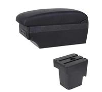 YUQUDGELKY Pour F&ord Pour Focus 2 Mk2 2005 2006 2007-2011 Boîte À Accoudoir Auto Accoudoir Console Centrale Rangement Double Couche(Ligne noire E1)