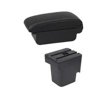 YUQUDGELKY Pour F&ord Pour Focus 2 Pour Focus 2 Mk2 2005 2006 2007 2008 2009 2010 2011 Boîte D'Accoudoir Voiture Boîte De Rangement(B1 Noir blanc 3USB)