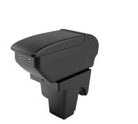 YUQUDGELKY Pour F&ord Pour Focus 3 Boîte D'accoudoir Pour F&ord Pour Focus Mk3 III Boîte D'accoudoir Voiture Boîte De Rangement Centrale(B2 Ligne noire 4 USB)