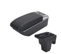 YUQUDGELKY Pour F&ord Pour FOCUS 3 Boîtier D'accoudoir Pour F&ord Pour Focus III MK3 Boîte De Rangement Bras Auto(Black white line)