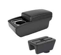 YUQUDGELKY Pour Ibiza 6j Pour Ibiza 6L Boîte D'accoudoir Boîte De Rangement Central D'accoudoir Auto Kit De Retrofit Avec Interface USB(A3 Black white NO USB)