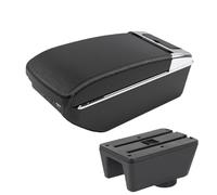 YUQUDGELKY Pour Ibiza 6j Pour Ibiza 6L Boîte D'accoudoir Pour Seat Pour Ibiza Boîte De Rangement Centrale Console Auto Avec Interface USB(A3 Noir blanc 7USB)
