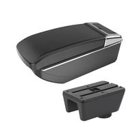 YUQUDGELKY Pour Ibiza 6j Pour Ibiza 6L Boîte D'accoudoir Pour Seat Pour Ibiza Boîte De Rangement Centrale Console Auto Avec Interface USB(Ligne noire B2 SANS USB)