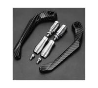 YUQUDGELKY pour Kawasaki ER-5 ER5 1997-2001 2002 2003 2004 2005 2006 Accessoires Moto Guidon Leviers De Frein Et d'embrayage Protège-Mains(Argent,ModèleA)