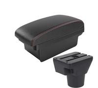 YUQUDGELKY Pour KIA Pour Rio 2 Repose-bras Pour KIA Pour Rio 2006 2007 2008 2009 2010 2011 Repose-bras Central Automobile(A1 Noir rouge SANS USB)