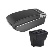 YUQUDGELKY Pour KIA Pour Rio 5 Accoudoir 2014 2013 2012 2015 2016 2017 2018 2019 Boîtier D'accoudoir Boîte De Rangement Accessoires Auto(B3 Black white NO USB)