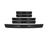 YUQUDGELKY pour Kia pour Sportage Stylage Fibre Carbone Autocollants D'Habillage Seuil Porte Bande Anti-Coup Coffre Pare-Chocs Décalcomanies(5PC)