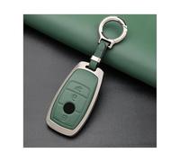 YUQUDGELKY pour Mercedes pour Benz A220 E63S AMG E-Classe GLE 350 pour 4MATIC E300 E400 E43 W213 Coque Clé Voiture Alliage Zinc Porte-clés Étui(Vert)