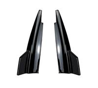 YUQUDGELKY pour Mercedes pour Benz Classe CLA C117 W117 AMG CLA45 2013-2019 Diffuseur/Splitter De Pare Chocs Arrière Canard Accessoires Auto(Noir Brillant)