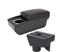 YUQUDGELKY Pour Morris Pour Garages MG3 Boîte D'accoudoir Pour MG MG3 Accessoires De Modification D'accoudoir De Console Centrale De Voiture Avec USB(A1 Noir rouge SANS USB)