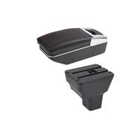 YUQUDGELKY Pour N&issan Pour Kicks Boîte D'accoudoir 2016-2024 Intérieur Rénovation Dédiée Boîte De Rangement Accessoires Auto(Une ligne noire Pas d'USB)