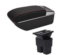 YUQUDGELKY Pour N&issan Pour NV200 Boîte D'accoudoir Pièces De Retrofit Détails Intérieurs Accoudoir Auto Boîte De Rangement Accessoires Auto USB(D1 Noir rouge Pas d'USB)