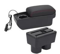 YUQUDGELKY Pour Nissan Pour Tiida C11 Boîte D'accoudoir Pour Nissan Pour Tiida Pour Latio Pour Sylphy Boîte De Rangement Auto Porte-gobelet(A1 Charge rapide)