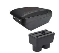 YUQUDGELKY Pour Nissan Pour Tiida C11 Boîte D'accoudoir Pour Tiida Pour Latio Pour Sylphy Boîte D'accoudoir Auto Boîte D'accoudoir Centrale Intérieure(H All Black 4 USB)