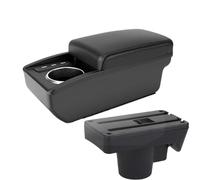 YUQUDGELKY Pour Opel Pour Astra Boîte D'accoudoir Pour Opel Pour Astra H Boîte D'accoudoir De Voiture 2004-2014 Boîte De Rangement Porte-gobelet(B2 Ligne noire 6USB)