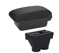 YUQUDGELKY Pour Peugeot 208 2012-2018 Boîte D'accoudoir Boîte De Rangement Accessoires Auto Pièces De Rétrofit Détails Intérieurs Porte-auto Cendrier(C2 Ligne noire PAS d'USB)