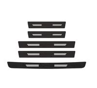 YUQUDGELKY pour pour Focus Mk2 Mk3 Mk4 Seuil De Coffre Fibre Carbone Seuils Porte Bande Autocollant Protection Accessoires(5PC)