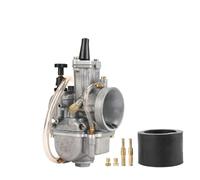 YUQUDGELKY Pour PWK 21 24 26 28 30 32 34 2T 4T Moto Carburateur Pour 2 Roues Dirt Bike Pit Bike Pour Monkey Bike Pour Dax Baja Moto Scooter(24mm)