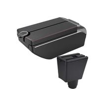 YUQUDGELKY Pour Renault Pour Logan 2 Accoudoir Pour Dacia Pour Logan 2 Pour Dokker Pour Sandero 2 Boîte D'accoudoir Pour Voiture(B1 Red line 7 usb)