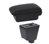 YUQUDGELKY Pour SEAT Pour Cordoba II 2003 2004 2005 2006 2007 2008 2009 Boîte De Rangement D'accoudoir Accessoires Auto(B white line 3USB)
