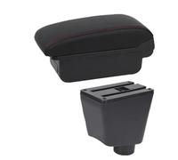 YUQUDGELKY Pour SEAT Pour Cordoba II 2003 2004 2005 2006 2007 2008 2009 Boîte De Rangement D'accoudoir Accessoires Auto(Une ligne rouge PAS d'USB)