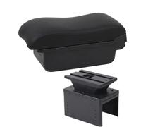 YUQUDGELKY Pour Seat Pour Leon Boîte D'accoudoir Pour Seat Pour Leon Mk2 Boîte D'accoudoir Auto Boîte De Rangement Central Pièces De Rechange Intérieur(Ligne noire A2 Pas d'USB)