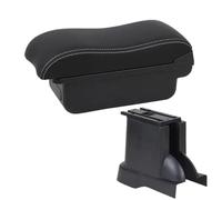 YUQUDGELKY Pour Suzuki Pour Alto Boîte À Accoudoir Accessoires Auto Contenu Central Du Bras De Rangement Produits De Boîte De Stockage Avec Interface USB(Ligne blanche A3 Pas d'USB)