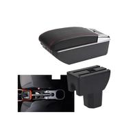 YUQUDGELKY pour Suzuki pour IGNIS Boîte À Accoudoir Pièces Retrofit Détails Intérieurs Boîte De Rangement(D1 Ligne Rouge 7USB)