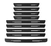 YUQUDGELKY pour Suzuki pour Scross SX4 Accessoires Voiture Seuil Porte Plaque Protection Faux Carbonne Coffre Pare-Chocs Arrière Autocollants(9Pcs)