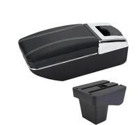 YUQUDGELKY Pour Suzuki Pour Vitara Accoudoir Rétrofit Pièces Boîtier D'accoudoir Central Boîte De Rangement Accessoires Auto USB Intérieur(Ligne blanche A3 Pas d'USB)