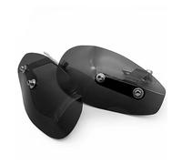 YUQUDGELKY pour Triumph pour Daytona pour Rocket pour Scrambler Speed Street Triple Moto de Sport Moto Universel Protège-Mains Pare-Brise Accessoires(Clair,1 Paire)