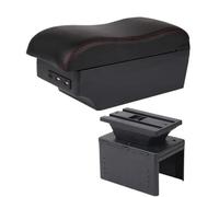 YUQUDGELKY Pour Zafira B Pièces Intérieures D'accoudoir De Voiture Boîte De Rangement Centrale Avec Interface USB(C red line 7USB)
