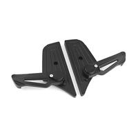 YUQUDGELKY Repose-pied passager arrière noir Pédales avancées en fonte sous pression Accessoires Pour VESPA S150 VXL150 LXV150 2013-2023